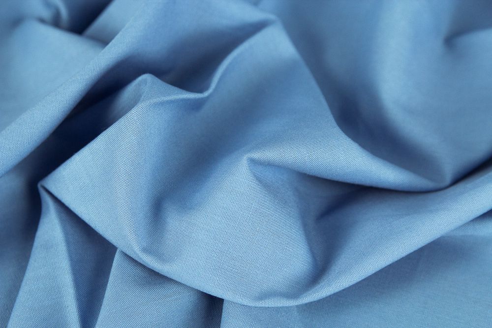 Baumwollstoff himmelblau Baumwollstoff himmelblau