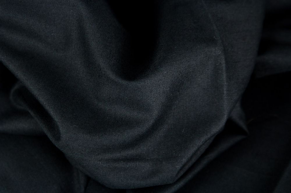 Baumwollstoff schwarz Baumwollstoff schwarz