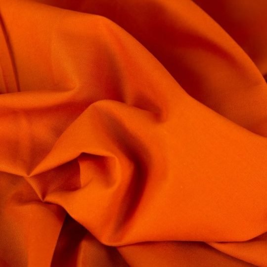 Baumwollstoff orange