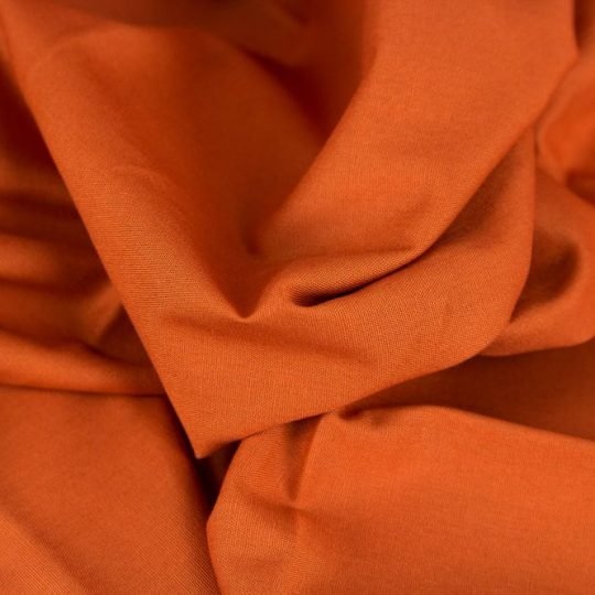 Baumwollstoff terracotta