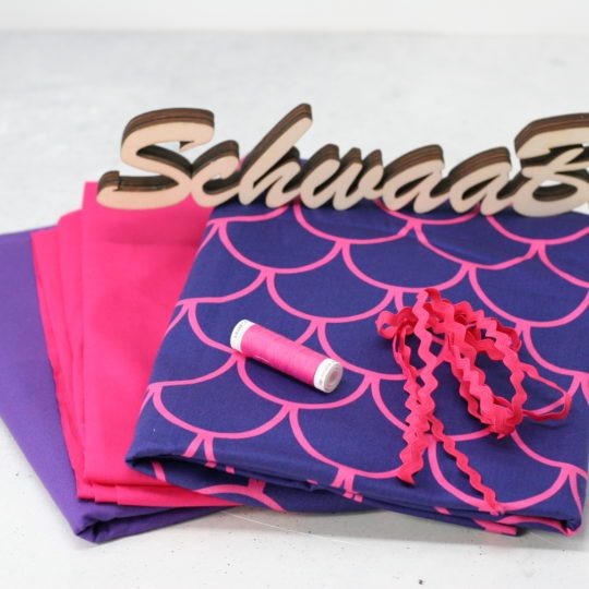 1 Schultüten Nähset Perlentauchbär zum Ranzen von Ergobag all-inclusive