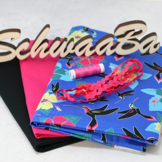 1 Schultüten Nähset Rainbow Colibri zum Ranzen von step by step all-inclusive