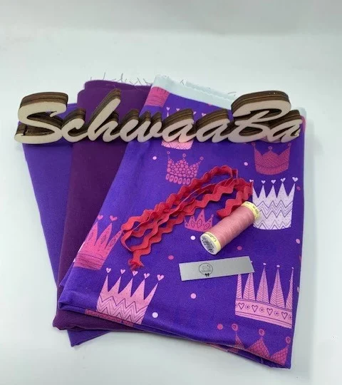 1 Schultüten Nähset Purple Princess zum Ranzen von Derdiedas all-inclusive